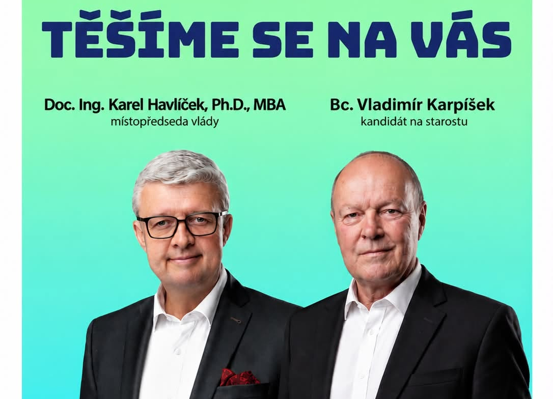 Pozvánka na setkání s kandidáty ANO na náměstí T. G. Masaryka